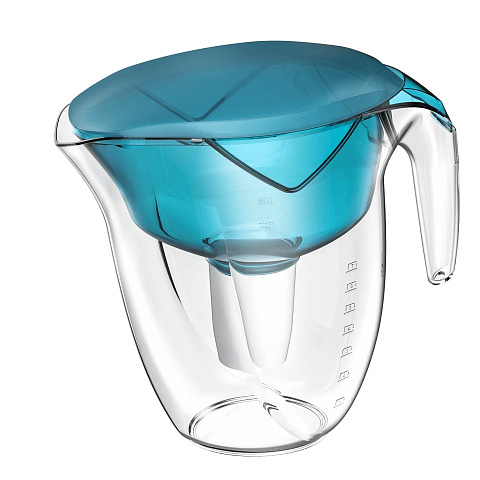 Фильтр-кувшин Ecosoft Nemo (аква грин) 3.0/1.8л FMVNEMODGECO + 3 картриджа - фото