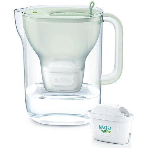 Фільтр-глечик Brita Style eco LED MXPro 2.4л (1.4л очищеної води) powder green - фото