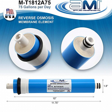 Мембрана зворотного осмосу AMI 75GPD - фото