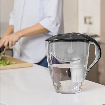 Фільтр-глечик Dafi ASTRA Classic 3л (чорний) - фото