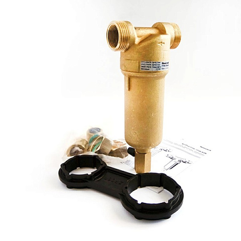 Промывной фильтр Resideo (Honeywell) FF06-3/4AAM DN20 100мкм 70°C 16bar (очистка от механических примесей) - фото