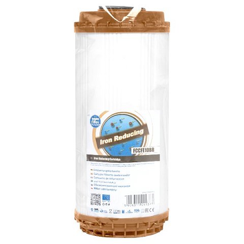 Картридж для видалення заліза Aquafilter FCCFE10BB Ø107x250мм 45°C - фото