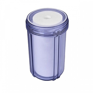 Корпус фильтра Aqualite FH10B1 (прозрачный) Ø1'' IN 10'' 45°C 8,3bar (с картридженм механической очистки 5мкр) - фото