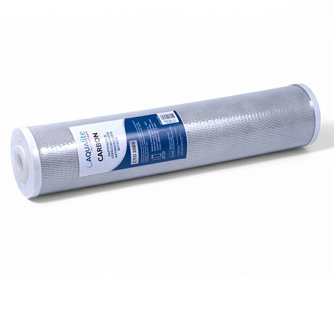 Картридж зі спресованим вугіллям Aqualite CTO20BB Ø107x506мм 45°C (очищення від хлору та органічних забруднень) - фото