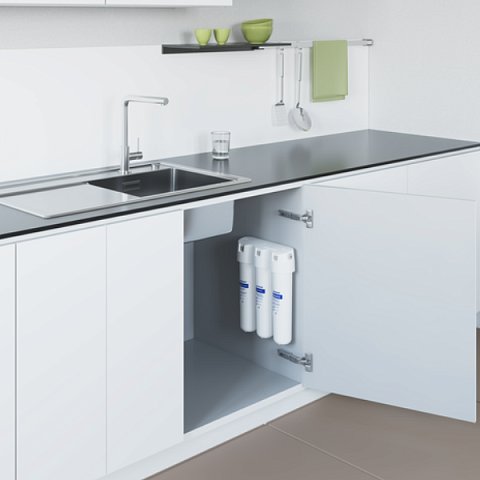 Проточный фильтр Аквафор Кристалл Н (для жесткой воды) - фото