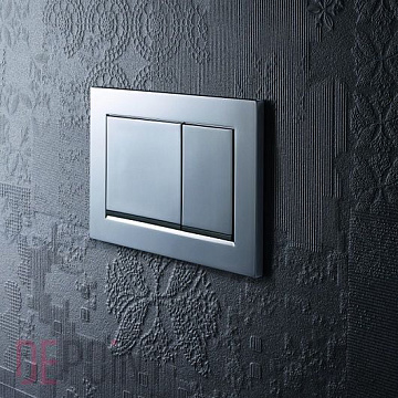 Смывная клавиша (панель) Geberit Sigma 30 хром матовий (115.883.KN.1) - фото