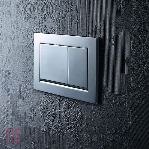 Смывная клавиша (панель) Geberit Sigma 30 хром матовий (115.883.KN.1) - фото