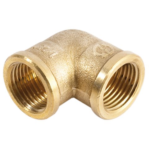 Коліно латунне General Fittings 1''ВР-1''ВР - фото