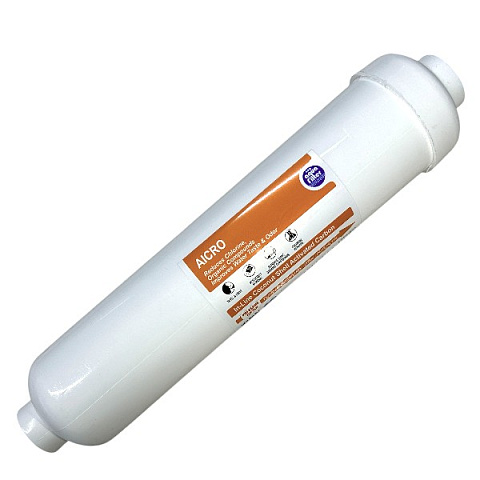 Вугільний постфільтр Aquafilter AICRO (різьба G1/4'') для систем зворотного осмосу - фото