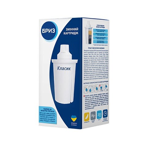 Картридж для фильтра кувшина Бриз Класик (для фільтров: Brita Classic, Dafi, Ecosoft, Аквафор В15) - фото