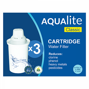 Картридж AQUALITE CLASSIC (для фільтрів Barrier, Brita Classic, Ecosoft, Наша вода) (3шт) - фото