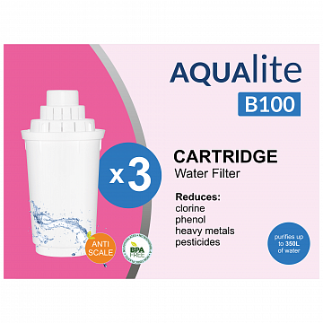 Картридж Aqualite В100 (для фильтров Аквафор В5, В6, В8, А5) (3шт) - фото
