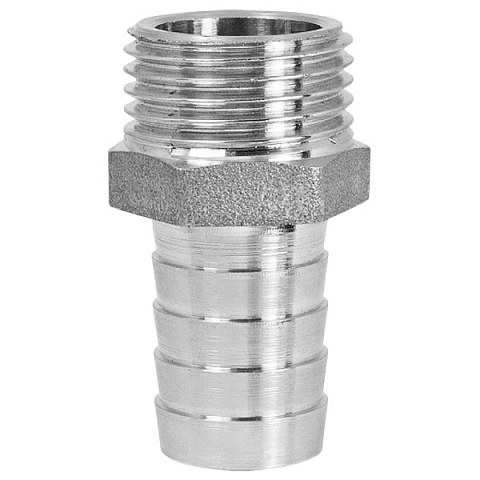 Штуцер General Fittings НР1/2''хDN16 (хром) - фото