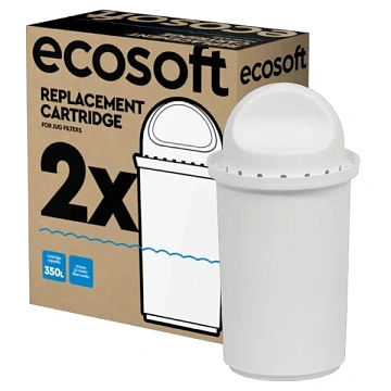 Комплект улучшенных картриджей ECOSOFT для фильтров-кувшинов 2 шт (CRVK2ECO) - фото
