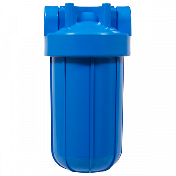 Фильтр для удаления железа Aquafilter FH10B1-B-WB/FE G1'' (латунь) 10BB 45°C 8bar с манометром (картридж Aquafilter FCCFE10BB) - фото