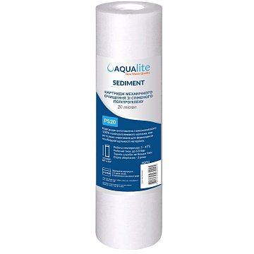 Картридж поліпропіленовий Aqualite PS20 Ø60x252мм 20mcr 45°C (очищення від механічних домішок) - фото