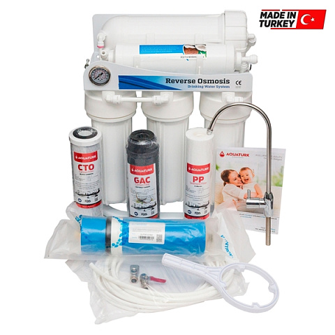 Система обратного осмоса Aquaturk 300 без бака (3-07-HF-12300) - фото