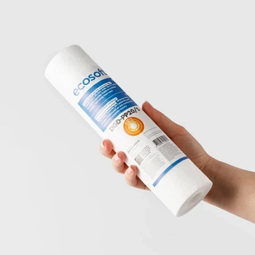 Градиентный картридж из вспененного полипропилена Ecosoft CPV2510205ECO Ø60x252мм 20/5mcr 45°C (очистка от механических примесей) - фото