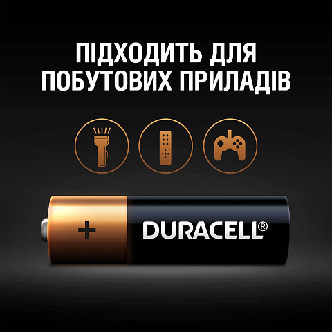Щелочные батарейки Duracell Basic AAA (LR03) MN2400 8шт - фото