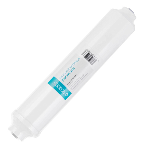 Постфільтр Organic PF-2010GAC (трубка Ø6мм) для систем зворотного осмосу - фото