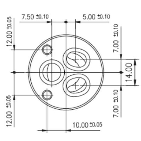 Одноважільний керамічний картридж Sedal E40-AZ-SD - фото