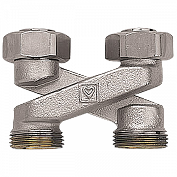 Узел нижнего подключения перекрестие HERZ 3/4'' (1300434) - фото