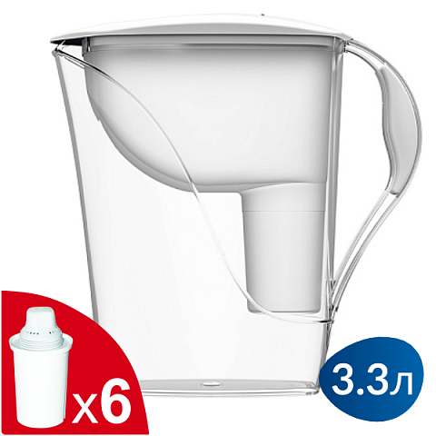 Фильтр-кувшин Luna Classic + 6 картриджей Aqualite - фото