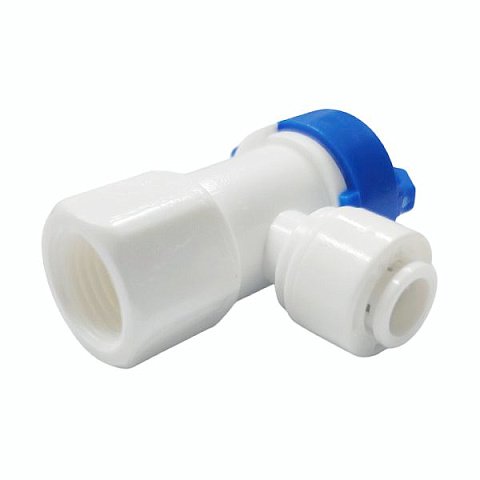 Кран для бака BV-102-EZ G1/4'' ВР - трубка 6мм - фото