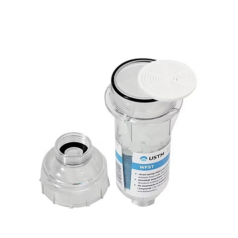 Фильтр от накипи для стиральных машин USTM WFST G3/4'' 35°C 5bar неразборной (с кристаллами полифосфата) - фото