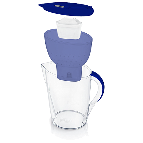 Фільтр-глечик Brita Marella XL P7 синій (глечик + 7 картриджів Maxtra Plus) - фото
