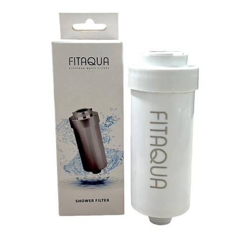 Фильтр для душа FITAqua AWF G1/2'' (очистка воды от хлора) - фото
