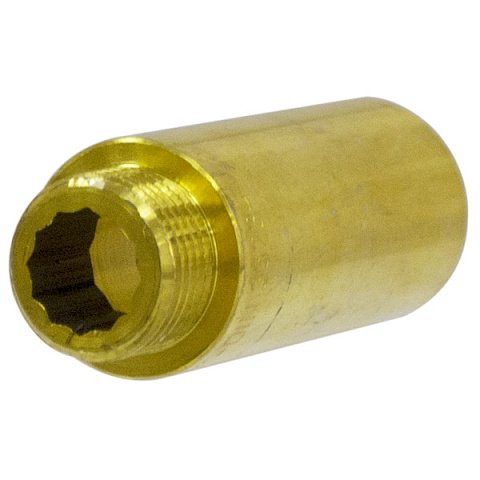 Латунний подовжувач ВР-ЗР General Fittings 1/2'' 65 мм - фото