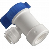 Кран для бака BV-102-EZ G1/4'' ВР - трубка 6мм - фото