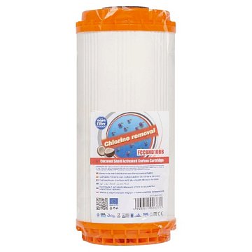 Картридж Aquafilter FCCBHD10ВВ для видалення хлору та органічного забруднення - фото
