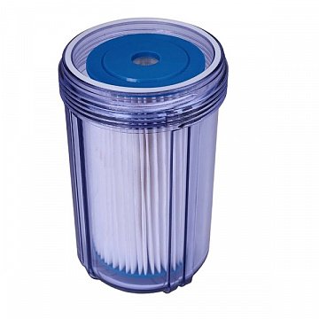 Картридж многоразовый Aquafilter FCCEL5M10BB Ø107x250мм 5mcr 45°C (очистка от механических примесей) - фото