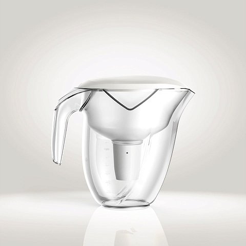 Фильтр-кувшин Ecosoft Nemo (перламутр) 3.0/1.8л FMVNEMOWECO + 3 картриджа - фото