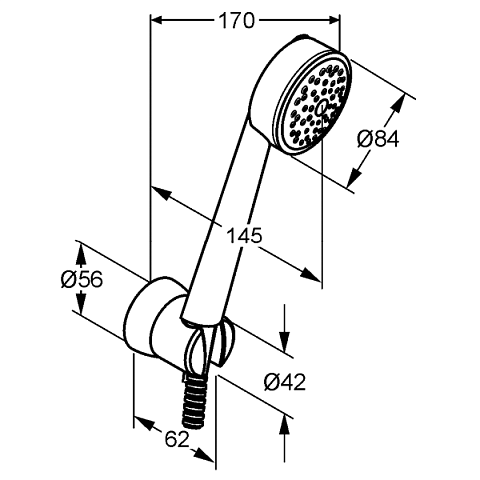 Душевой гарнитур Kludi Zenta 6065005-00 - фото