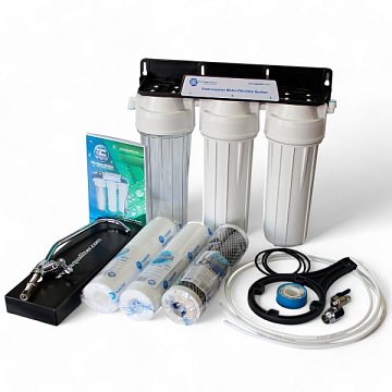 Проточний фільтр питної води Aquafilter FP3-2 під кухонну мийку з краном питної води - фото