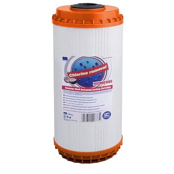 Картридж Aquafilter FCCBHD10ВВ для видалення хлору та органічного забруднення - фото