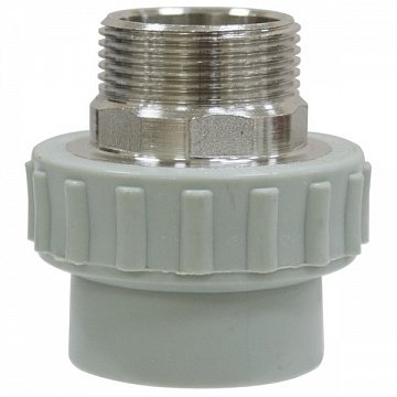 Муфта із зовнішнім різьбленням KAS d40х1 1/4''ЗР (9623008) - фото