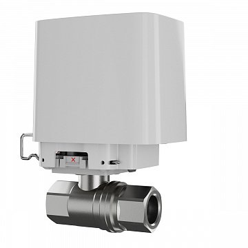 Кран шаровый с электроприводом AJAX WaterStop 1'' DN25 PN10 белый - фото