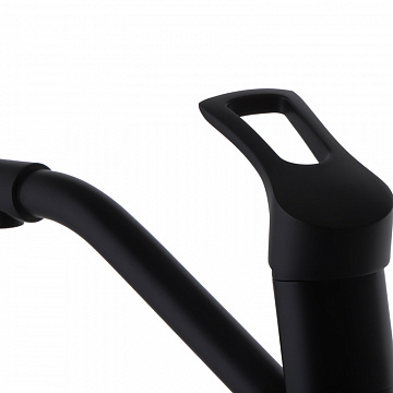 Змішувач для кухні Haiba HANSBERG 021 з виходом для питної води (чорний) (HB3915 - фото