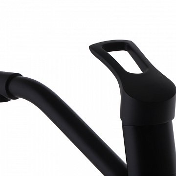 Змішувач для кухні Haiba HANSBERG 021 з виходом для питної води (чорний) (HB3915 - фото