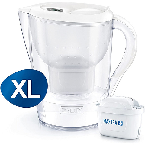Фільтр-глечик Brita Marella XL MXpro Білий 3,5/2,0л з картриджем Maxtra PRO (1052780) - фото