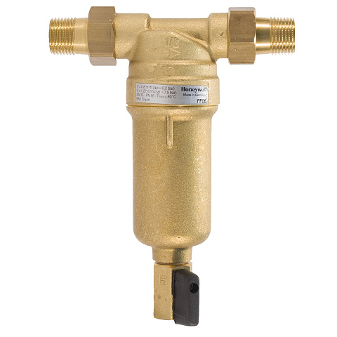 Промывной фильтр Resideo (Honeywell) FF06-1AAM DN25 100мкм 70°C 16bar (очистка от механических примесей) - фото