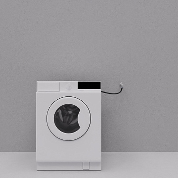 Фільтр від накипу для пральних машин FitAqua AWF-WSM G3/4'' 35°C 5bar (з кристалами поліфосфату) - фото