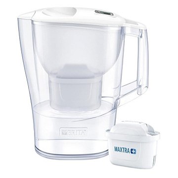 Фільтр-глечик Brita Aluna Memo XL білий 3,5/2,0л (глечик + 3 картриджа Maxtra Plus) - фото