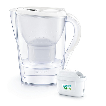 Фильтр-кувшин Brita Marella MXpro Белый 2,4/1,2л с картриджем Maxtra PRO - фото