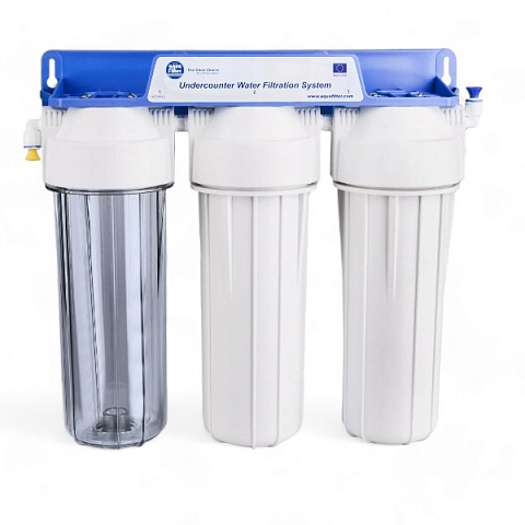 Проточний фільтр питної води Aquafilter FP3-K1 під кухонну мийку з краном питної води - фото