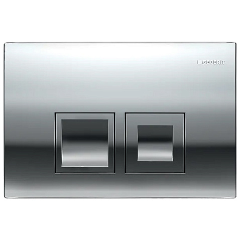 Смывная клавиша Geberit Delta 50 глянцевый хром (115.135.21.1) - фото